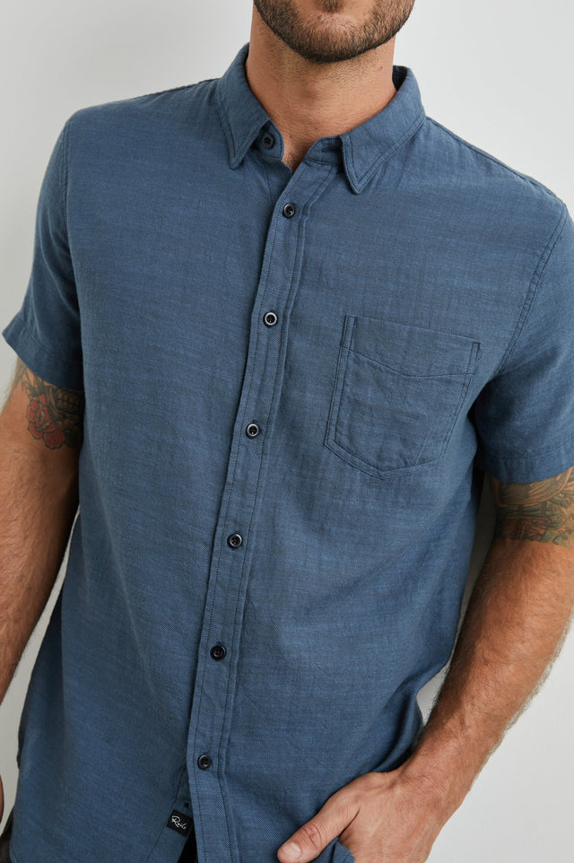 Rails Fairfax Shirt in Sea Blue