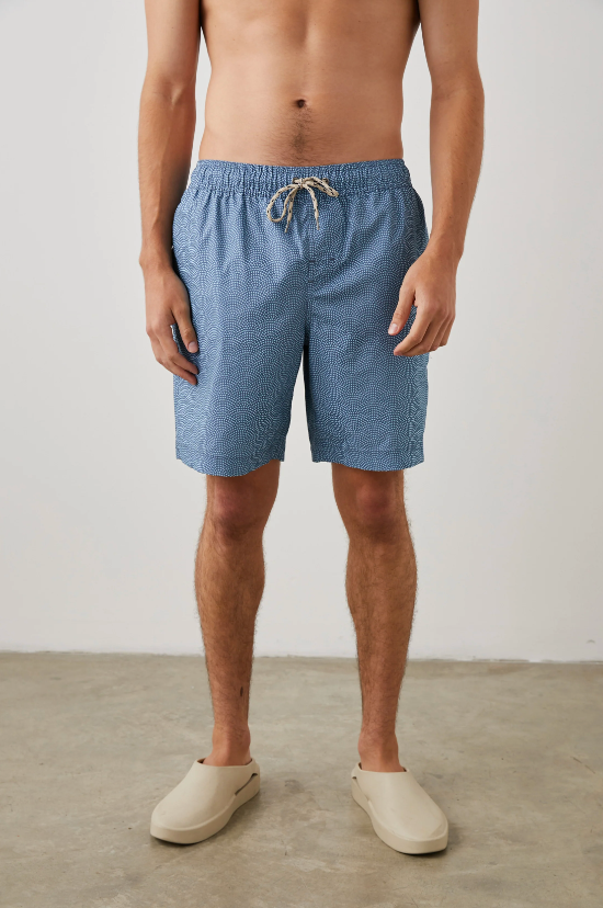 Rails Kian Swim Short in Eventide Deep Sea