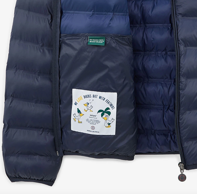 Serge Blanco Long Sleeve Down Jacket