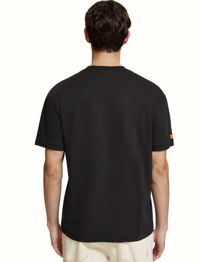 Scotch & Soda Palm Tree Embroidery T-Shirt