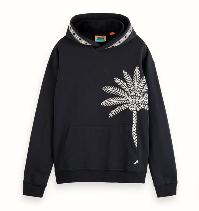 Scotch & Soda Palm Tree Embroidery Hoodie