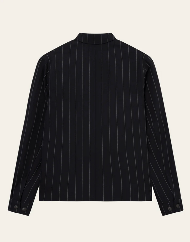 Les Deux Como Coach Twill Pinstripe Jacket