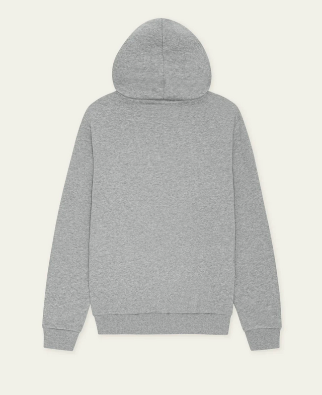 Les Deux Norregard Tonal Hoodie Grey Melange