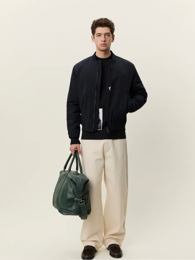 Les Deux Bomber Jacket Black