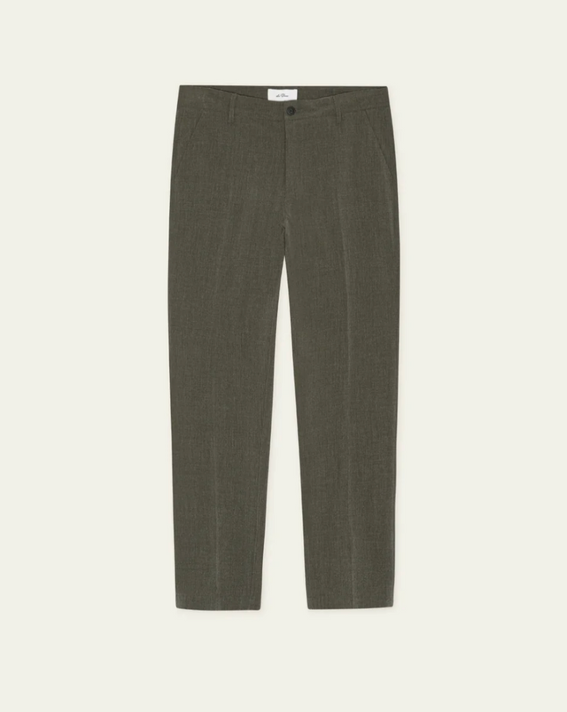 Les Deux Como Reg Suit Pants Olive Night