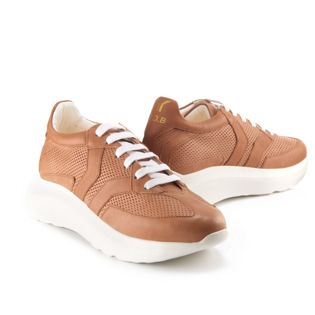 Culture of Brave Free Soul Low Cut Cuoio Brown Leather Sneaker