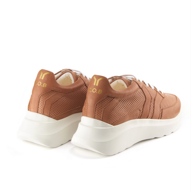 Culture of Brave Free Soul Low Cut Cuoio Brown Leather Sneaker