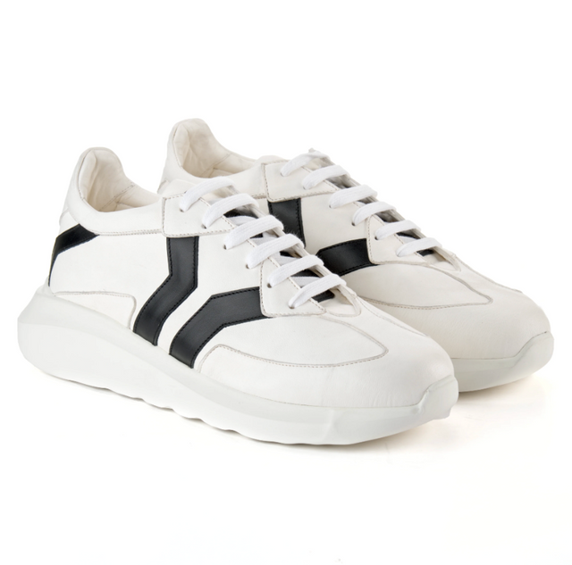 Culture of Brave Free Soul Low Cut White Leather Sneaker