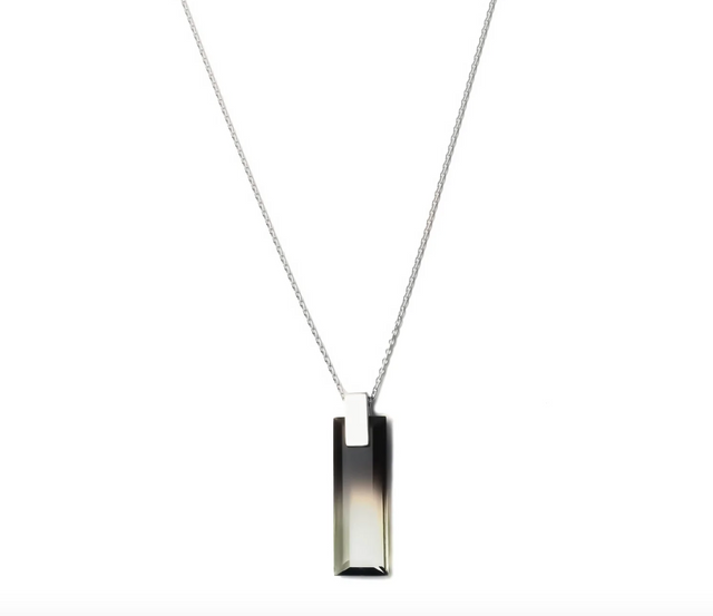 Atelium Bi-Color Smokey Quartz Pendant Necklace