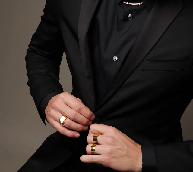 Atelium 18K Gold Open Wide Band