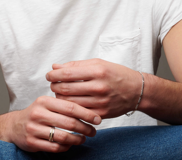 Atelium 3.0mm Sterling Silver Fiagro Chain Bracelet