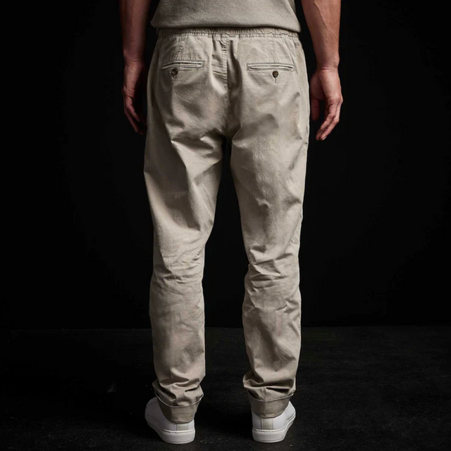 James Perse Cotton Linen Cuffed Trouser