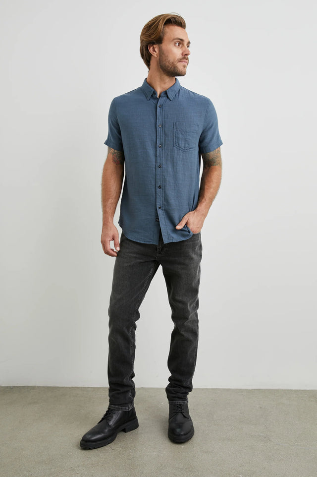 Rails Fairfax Shirt in Sea Blue