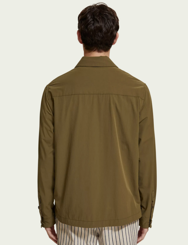 Scotch & Soda Utility Overshirt Algae