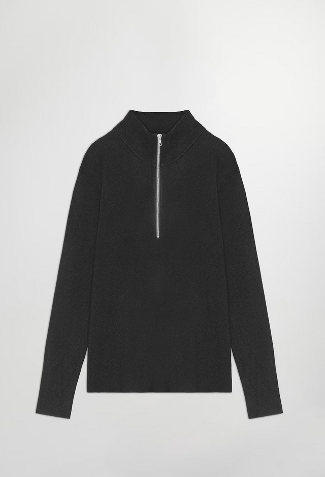 NN.07 Harald Wool Blend Half Zip Sweater