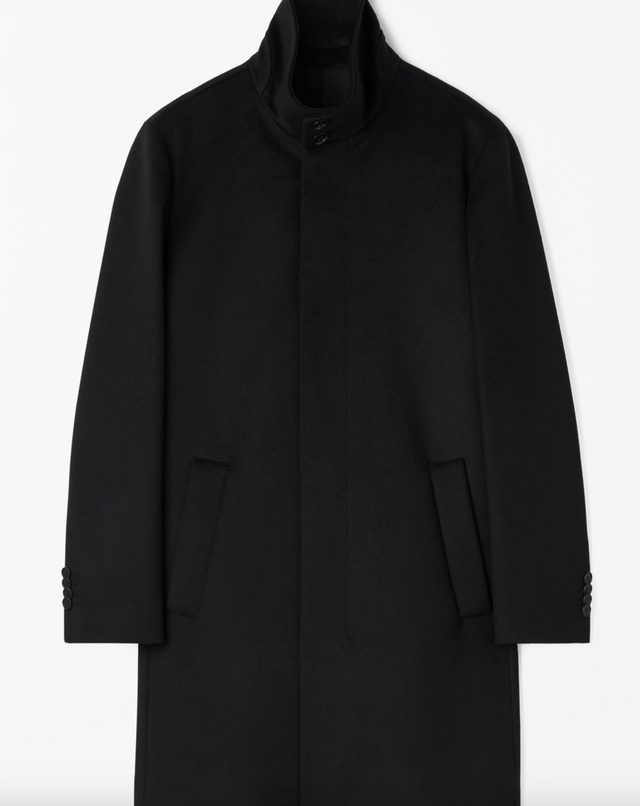 Tiger of Sweden Aleric Cashmere Wool Coat in Black