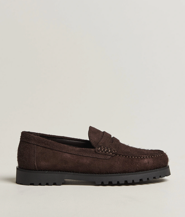 Les Deux Hairy Suede Loafer