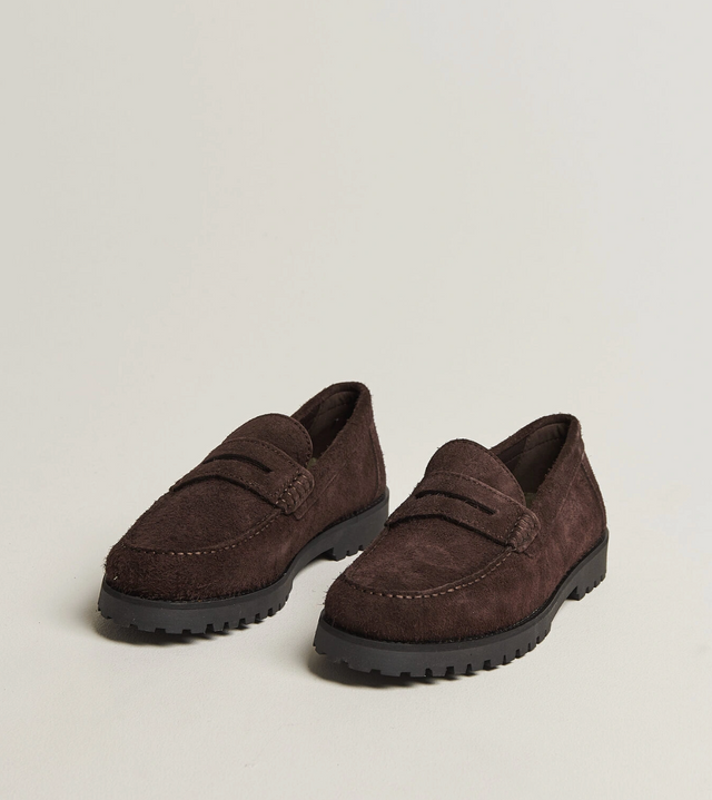 Les Deux Hairy Suede Loafer