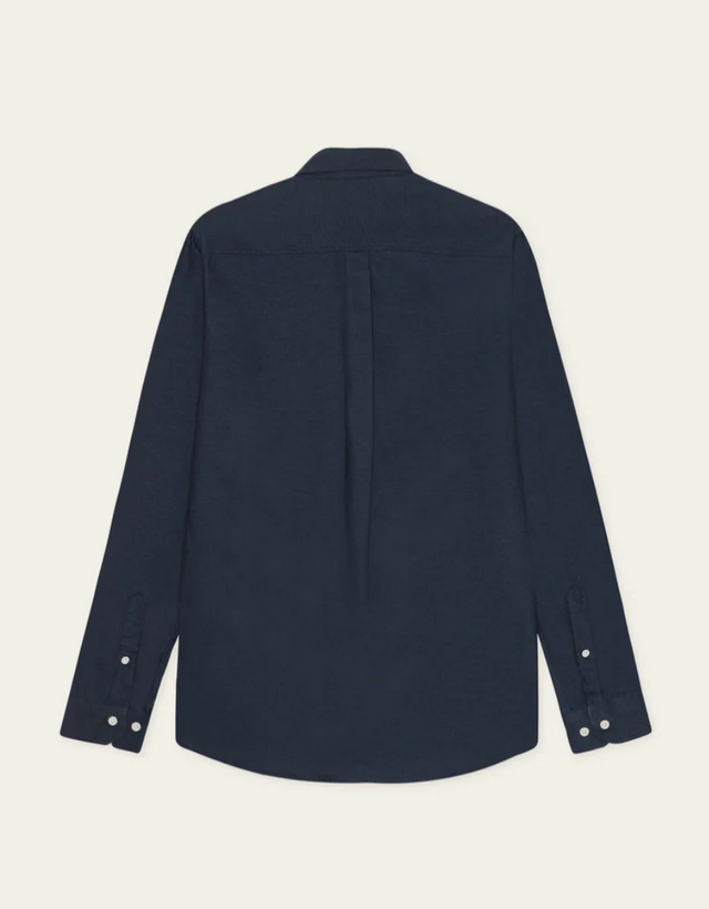 Les Deux Soft Flannel Shirt Dark Navy