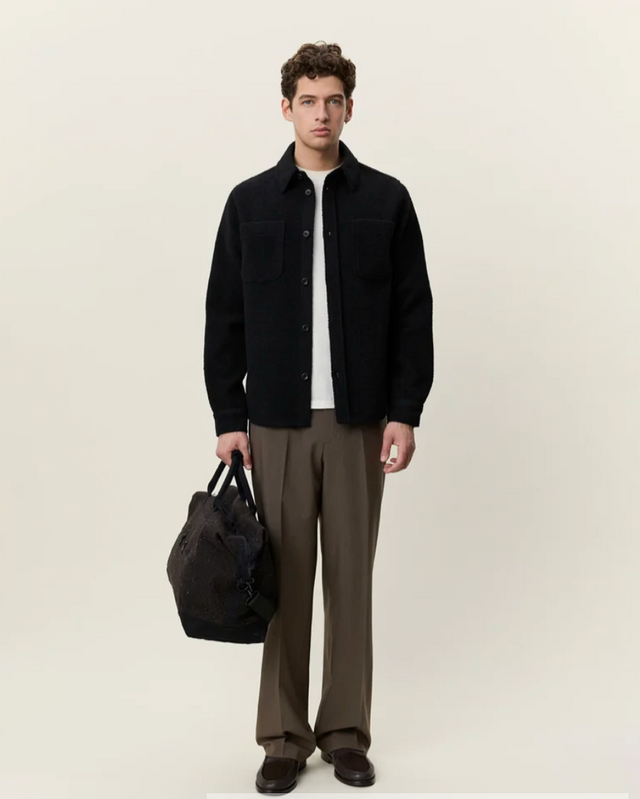 Les Deux Boucle Overshirt Black