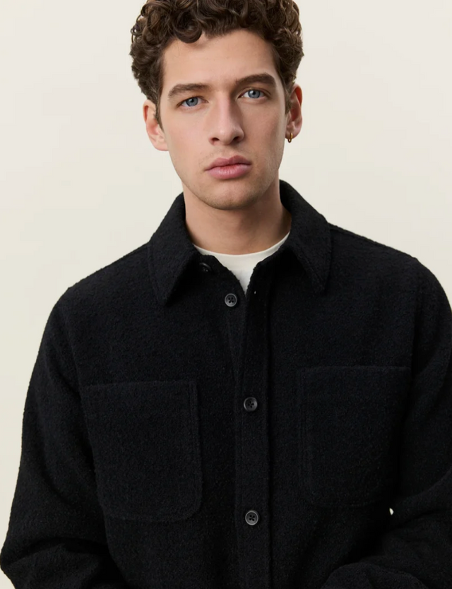 Les Deux Boucle Overshirt Black