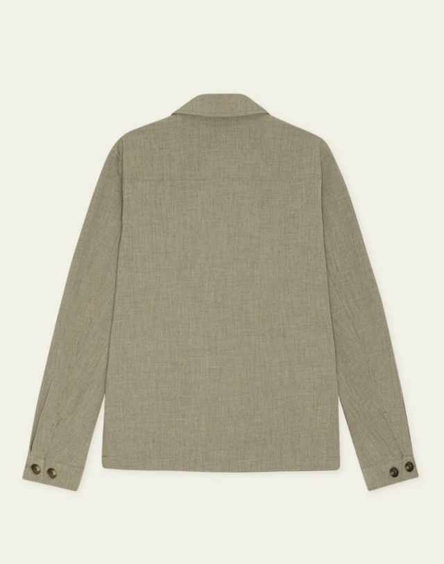 Les Deux Como Hybrid Jacket Dark Sand Melange