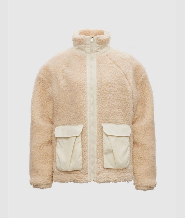 Nomaka Julier Sherpa Jacket Off-White