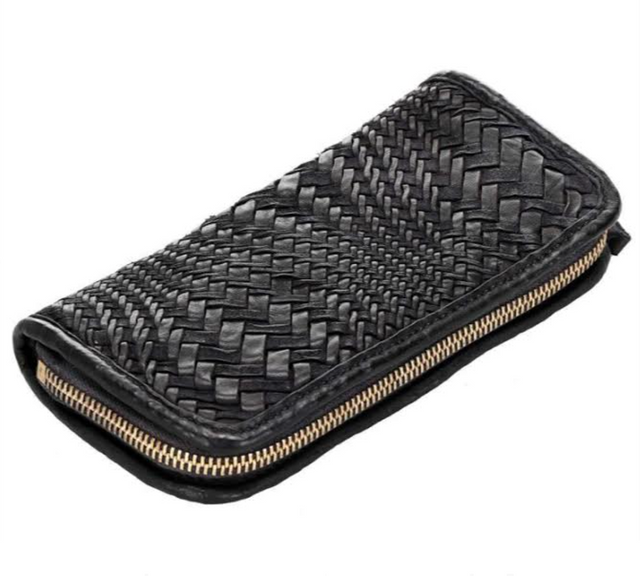 Campomaggi Woven Leather Wallet