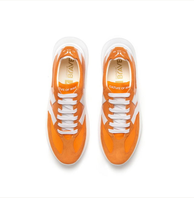 Culture of Brave Free Soul Low Cut Sneaker in Orange