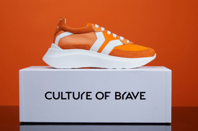 Culture of Brave Free Soul Low Cut Sneaker in Orange