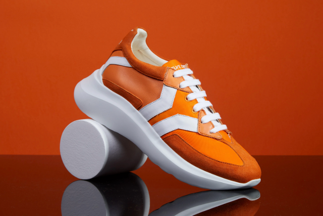 Culture of Brave Free Soul Low Cut Sneaker in Orange