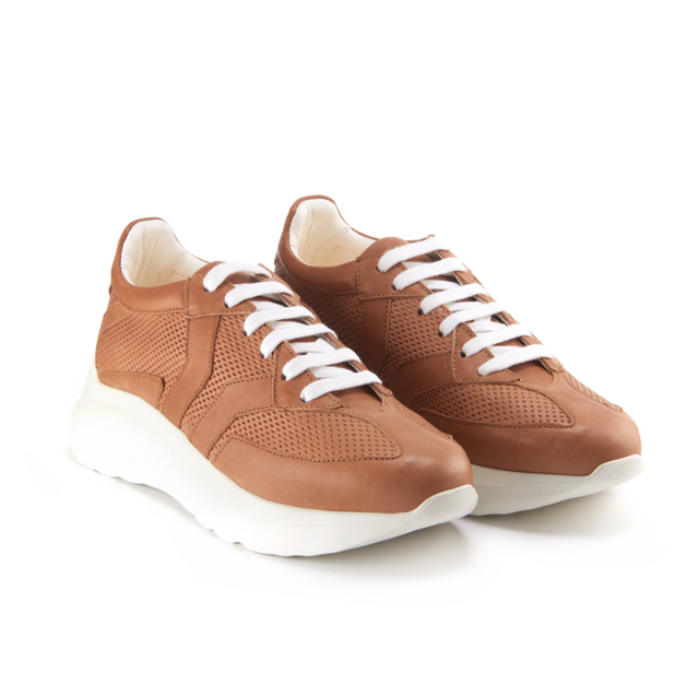 Culture of Brave Free Soul Low Cut Cuoio Brown Leather Sneaker