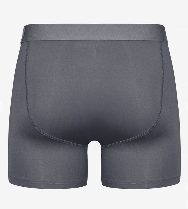 Bread & Boxers 2-Pack Boxer Brief Active in Iron Grey